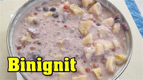 Easy Binignit Recipe .
